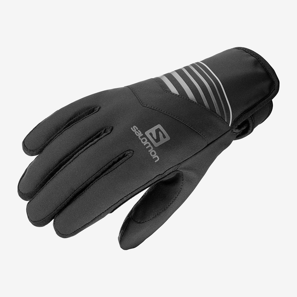 Gants Salomon Homme Noir - Salomon RS WARM U - France (3620-MWUNX)